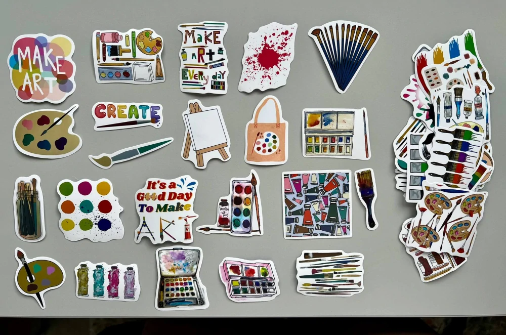 Výtvarné samolepky