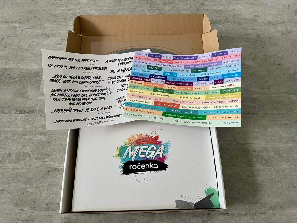 MEGA ročenka - dárkový set 🎁